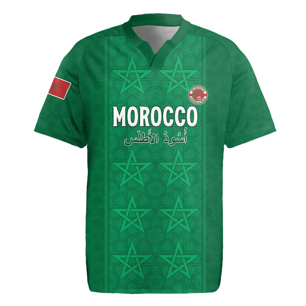 Custom Morocco Football Rugby Jersey Sir Sir Sir