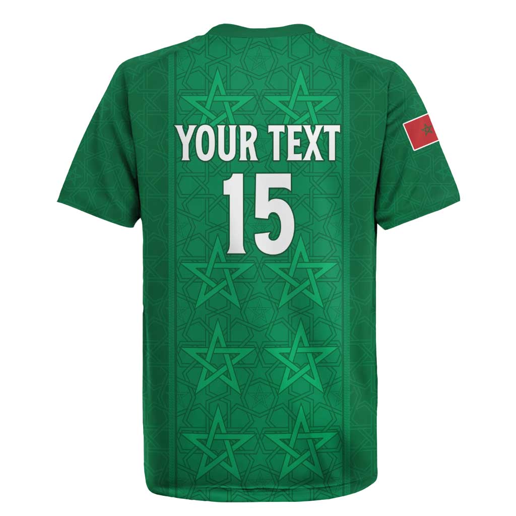 Custom Morocco Football Rugby Jersey Sir Sir Sir