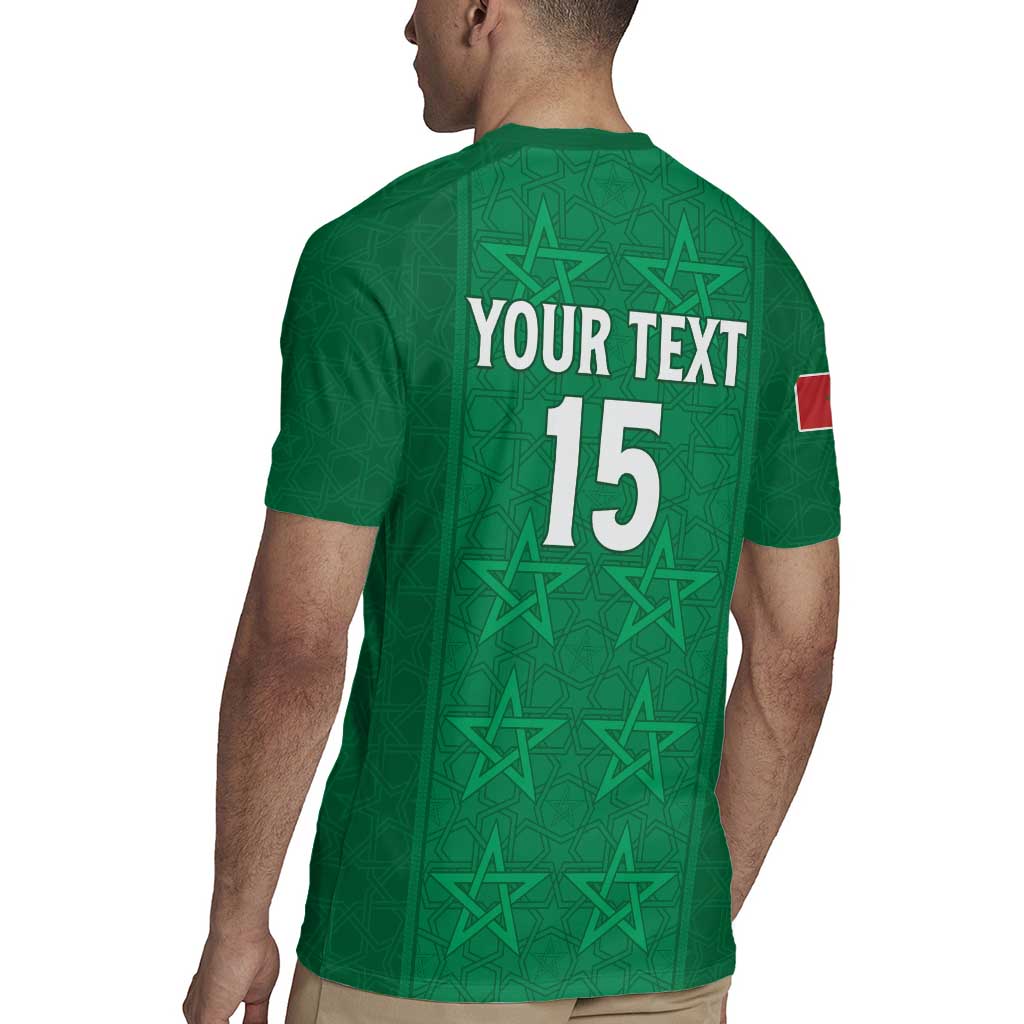 Custom Morocco Football Rugby Jersey Sir Sir Sir