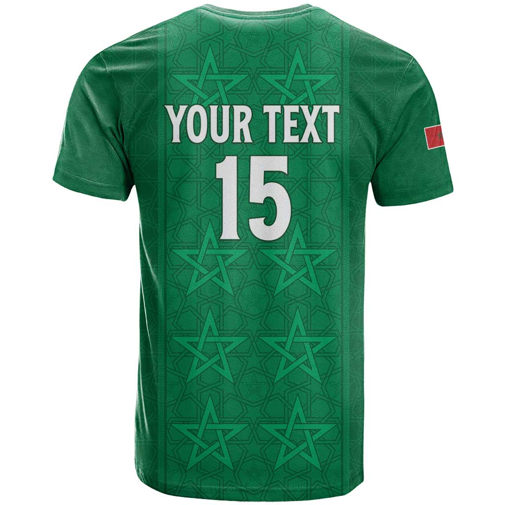 Custom Morocco Football T Shirt Sir Sir Sir
