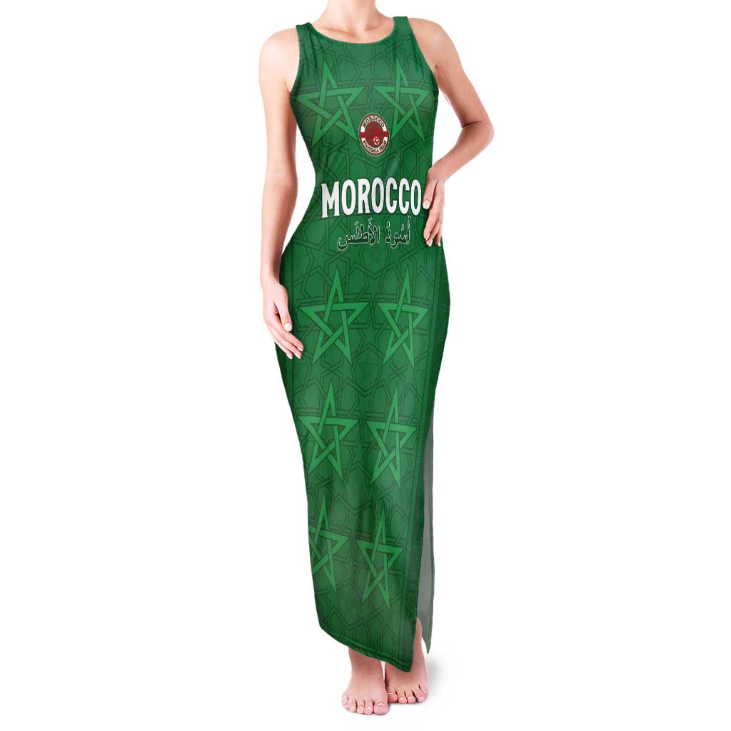 Custom Morocco Football Tank Maxi Dress Sir Sir Sir
