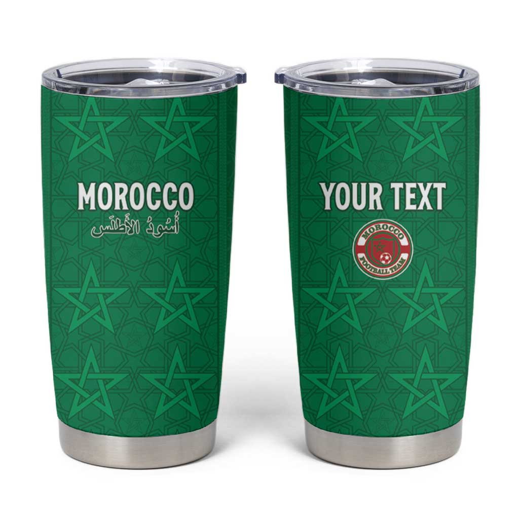 Custom Morocco Football Tumbler Cup Sir Sir Sir