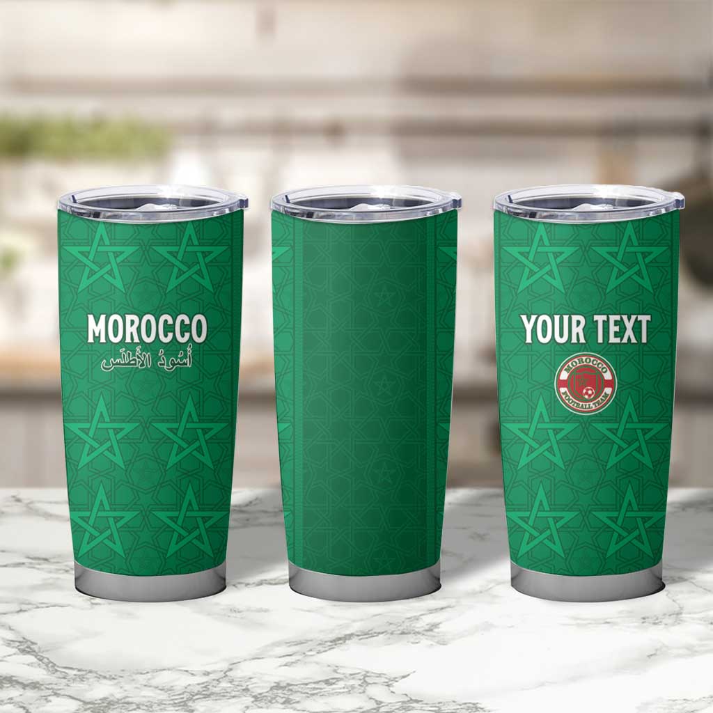 Custom Morocco Football Tumbler Cup Sir Sir Sir