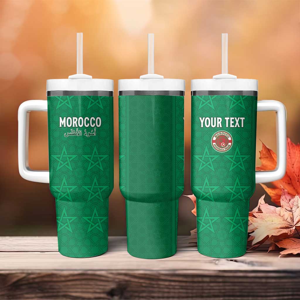 Custom Morocco Football Tumbler With Handle Sir Sir Sir