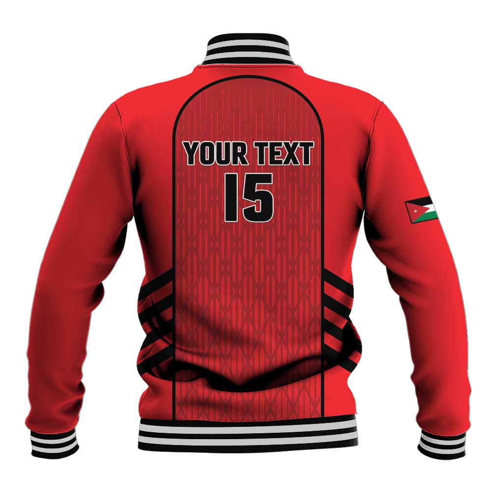 Custom Jordan Football 2026 Baseball Jacket Desert Falcons Rising - Red