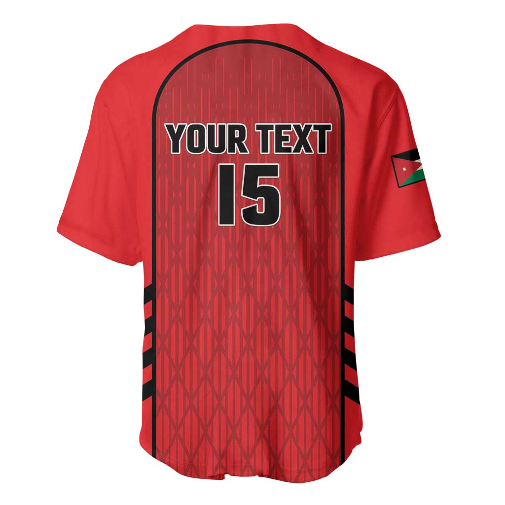 Custom Jordan Football 2026 Baseball Jersey Desert Falcons Rising - Red