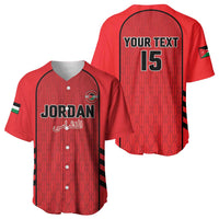 Custom Jordan Football 2026 Baseball Jersey Desert Falcons Rising - Red