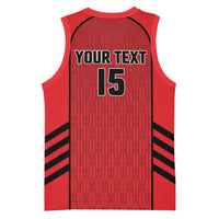 Custom Jordan Football 2026 Basketball Jersey Desert Falcons Rising - Red
