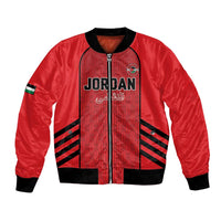 Custom Jordan Football 2026 Bomber Jacket Desert Falcons Rising - Red