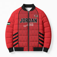 Custom Jordan Football 2026 Bomber Puffer Jacket Desert Falcons Rising - Red