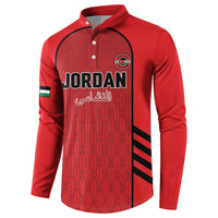 Custom Jordan Football 2026 Button Sweatshirt Desert Falcons Rising - Red