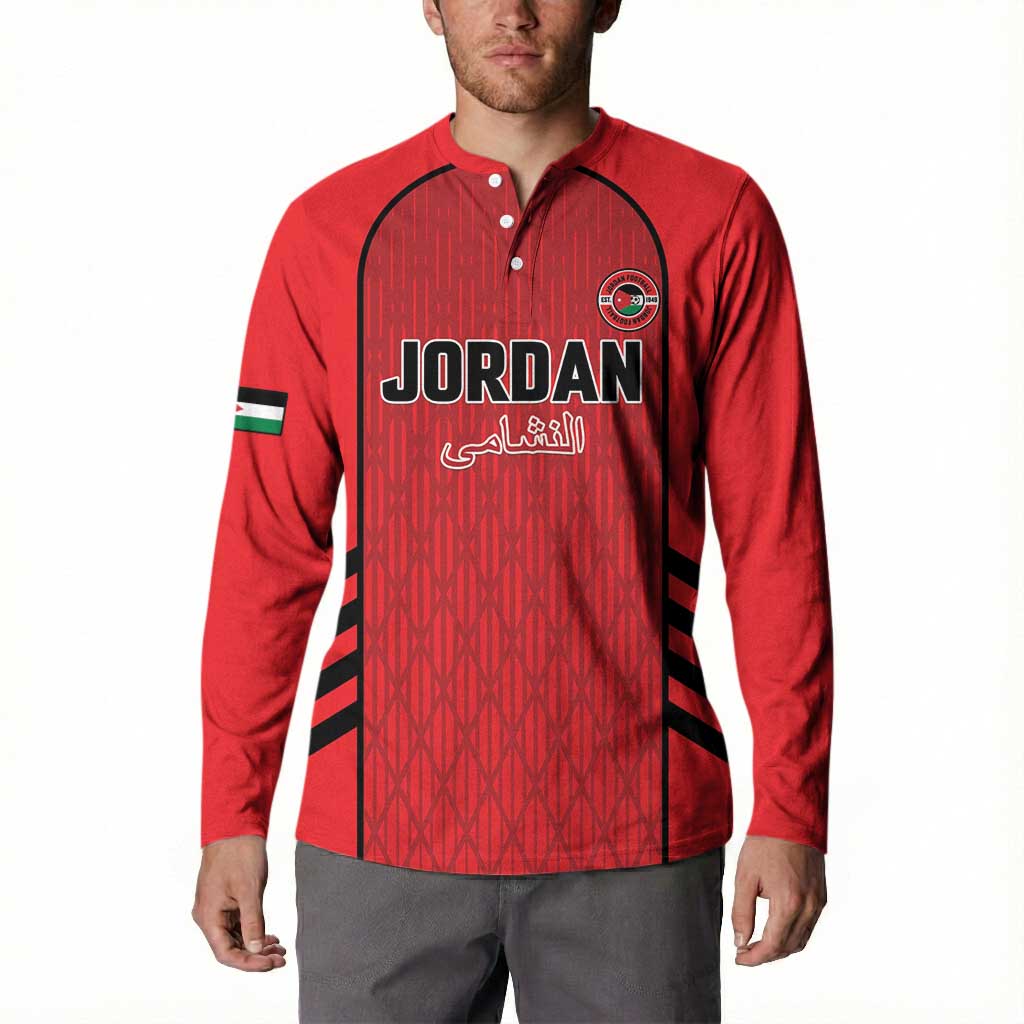 Custom Jordan Football 2026 Button Sweatshirt Desert Falcons Rising - Red