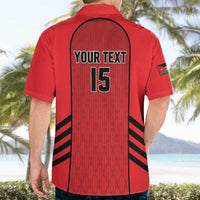 Custom Jordan Football 2026 Hawaiian Shirt Desert Falcons Rising - Red