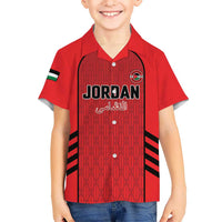 Custom Jordan Football 2026 Hawaiian Shirt Desert Falcons Rising - Red