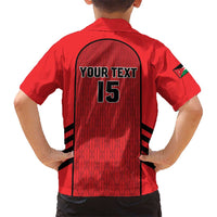 Custom Jordan Football 2026 Hawaiian Shirt Desert Falcons Rising - Red