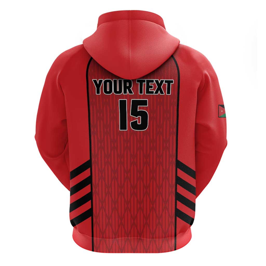 Custom Jordan Football 2026 Hoodie Desert Falcons Rising - Red