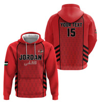 Custom Jordan Football 2026 Hoodie Desert Falcons Rising - Red