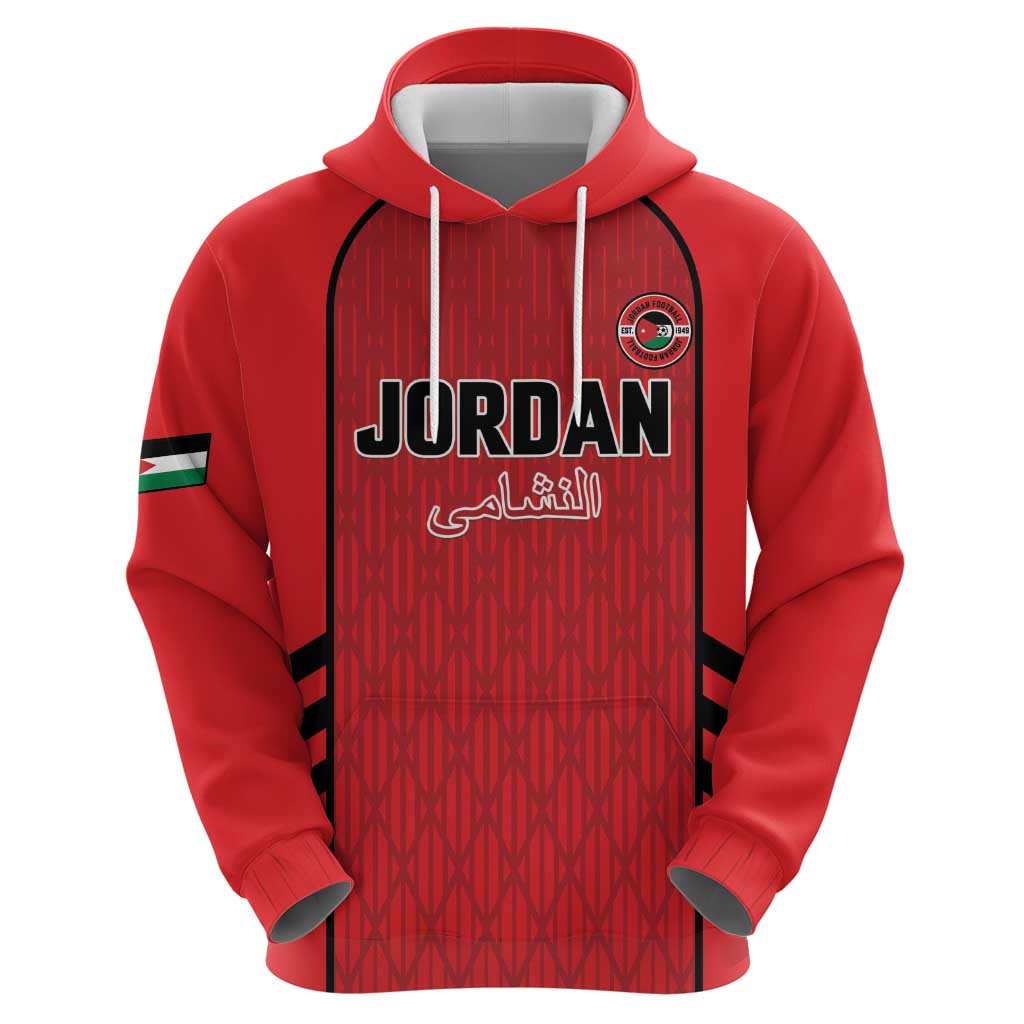 Custom Jordan Football 2026 Hoodie Desert Falcons Rising - Red