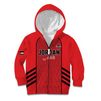 Custom Jordan Football 2026 Kid Hoodie Desert Falcons Rising - Red