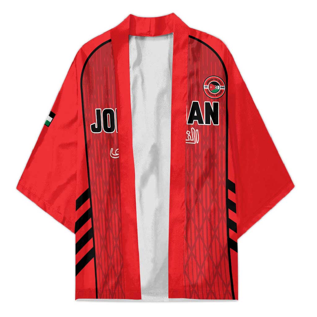 Custom Jordan Football 2026 Kimono Desert Falcons Rising - Red