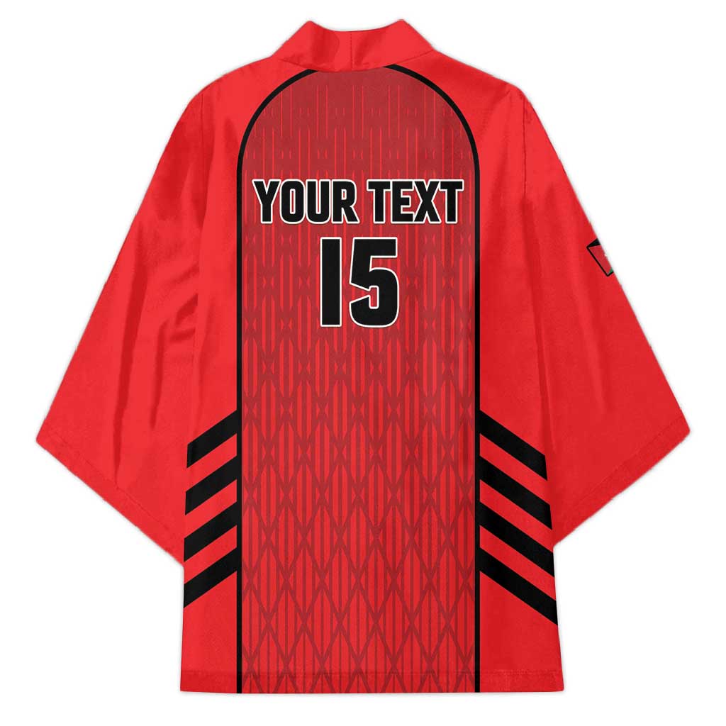 Custom Jordan Football 2026 Kimono Desert Falcons Rising - Red