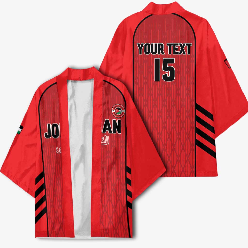 Custom Jordan Football 2026 Kimono Desert Falcons Rising - Red