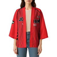 Custom Jordan Football 2026 Kimono Desert Falcons Rising - Red