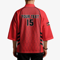 Custom Jordan Football 2026 Kimono Desert Falcons Rising - Red
