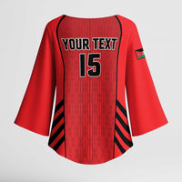 Custom Jordan Football 2026 Kimono Sleeve Blouse Desert Falcons Rising - Red