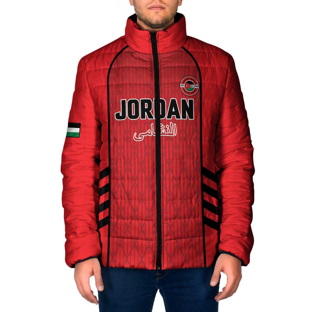 Custom Jordan Football 2026 Padded Jacket Desert Falcons Rising - Red
