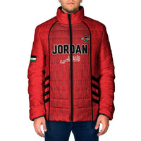 Custom Jordan Football 2026 Padded Jacket Desert Falcons Rising - Red