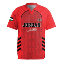 Custom Jordan Football 2026 Rugby Jersey Desert Falcons Rising - Red