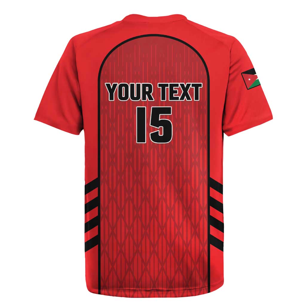 Custom Jordan Football 2026 Rugby Jersey Desert Falcons Rising - Red