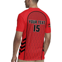 Custom Jordan Football 2026 Rugby Jersey Desert Falcons Rising - Red