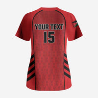 Custom Jordan Football 2026 Scrub Top Desert Falcons Rising - Red