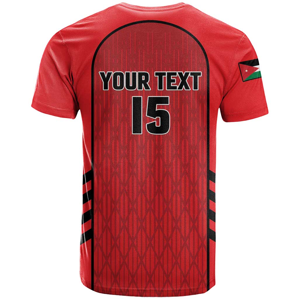 Custom Jordan Football 2026 T Shirt Desert Falcons Rising - Red