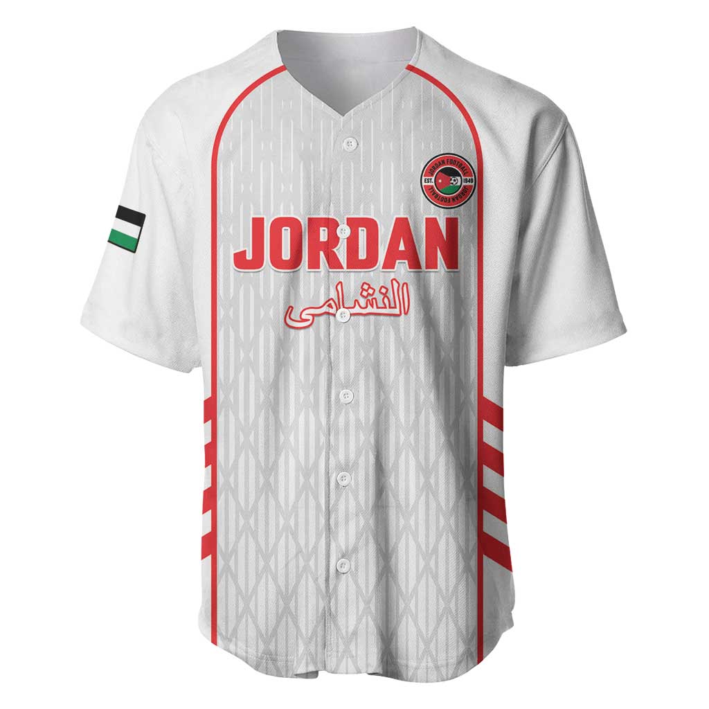 Custom Jordan Football 2026 Baseball Jersey Desert Falcons Rising - White