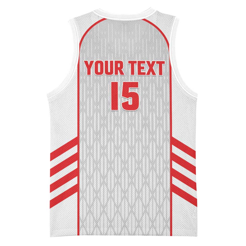 Custom Jordan Football 2026 Basketball Jersey Desert Falcons Rising - White