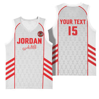 Custom Jordan Football 2026 Basketball Jersey Desert Falcons Rising - White