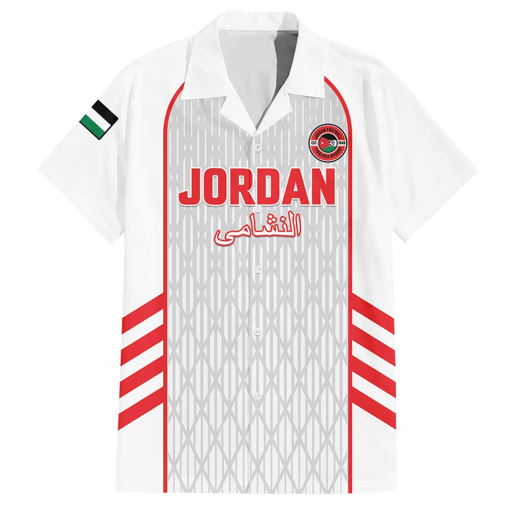 Custom Jordan Football 2026 Hawaiian Shirt Desert Falcons Rising - White