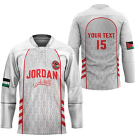 Custom Jordan Football 2026 Hockey Jersey Desert Falcons Rising - White