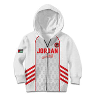 Custom Jordan Football 2026 Kid Hoodie Desert Falcons Rising - White