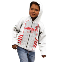 Custom Jordan Football 2026 Kid Hoodie Desert Falcons Rising - White