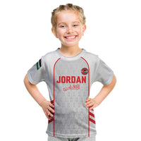Custom Jordan Football 2026 Kid T Shirt Desert Falcons Rising - White
