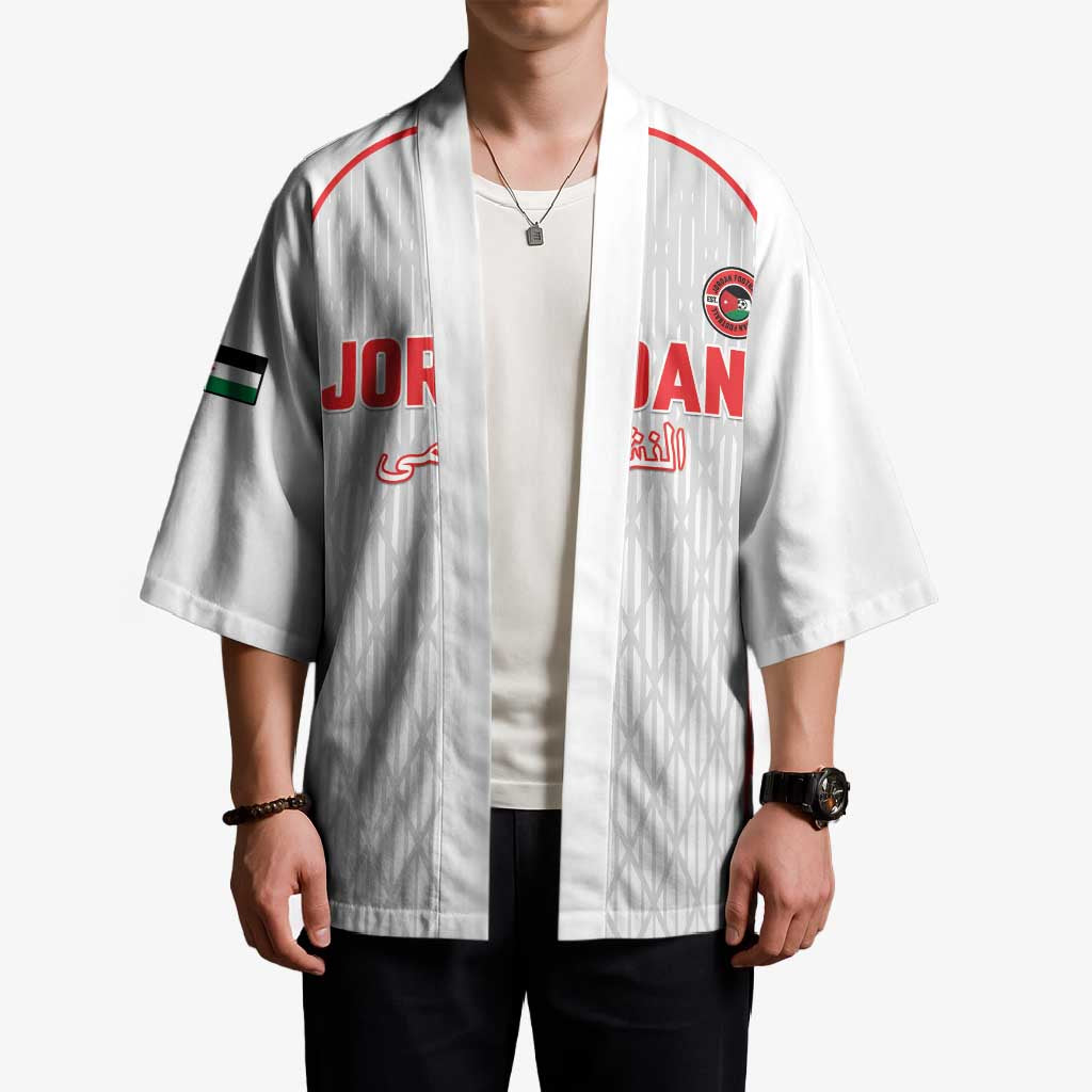 Custom Jordan Football 2026 Kimono Desert Falcons Rising - White