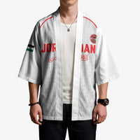 Custom Jordan Football 2026 Kimono Desert Falcons Rising - White
