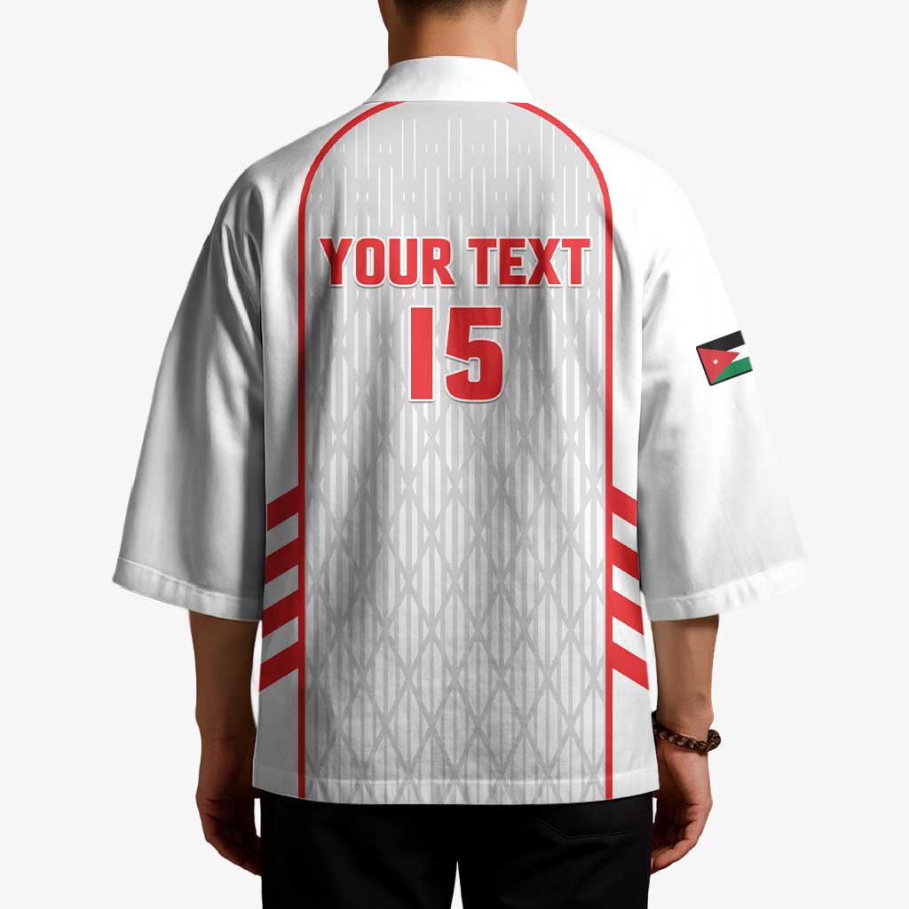 Custom Jordan Football 2026 Kimono Desert Falcons Rising - White