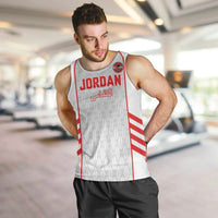 Custom Jordan Football 2026 Men Tank Top Desert Falcons Rising - White