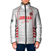 Custom Jordan Football 2026 Padded Jacket Desert Falcons Rising - White