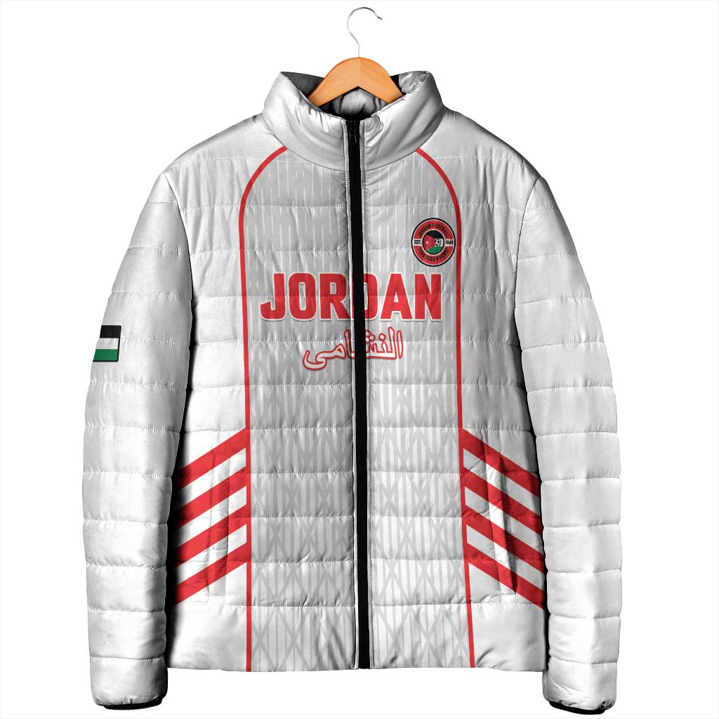 Custom Jordan Football 2026 Padded Jacket Desert Falcons Rising - White